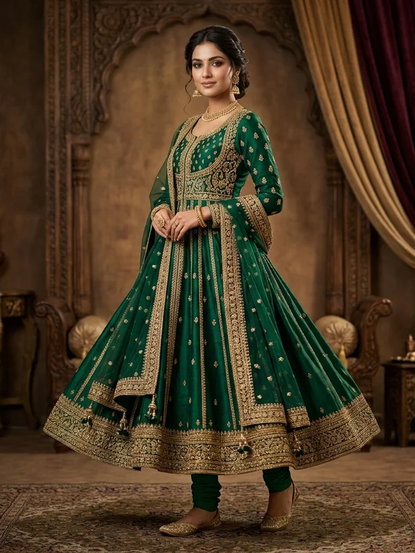 Royal Anarkali Zardozi